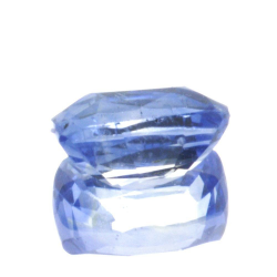 0,85 ct blauer Saphir im Kissenschliff, 6,17 x 4,05 mm