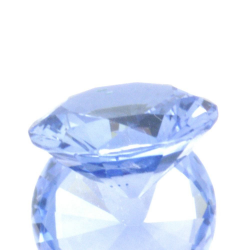 Saphir bleu 0,97 ct taille ovale 6,31x3,36 mm