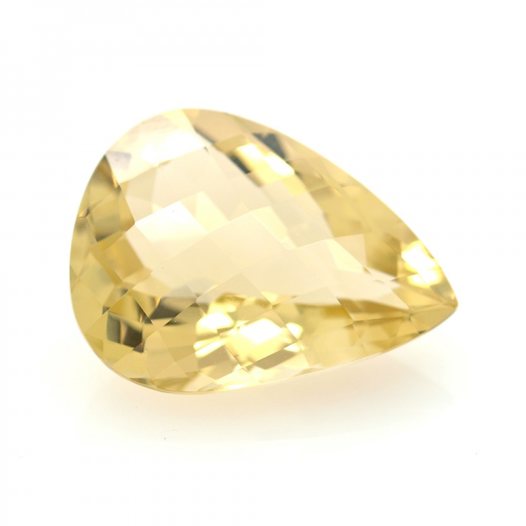 18.79ct Citrino Talla Pera con Damero