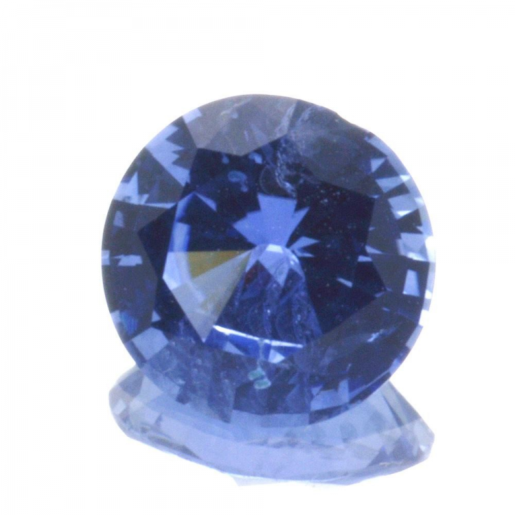 Saphir bleu 0,97 ct taille ovale 6,31x3,36 mm