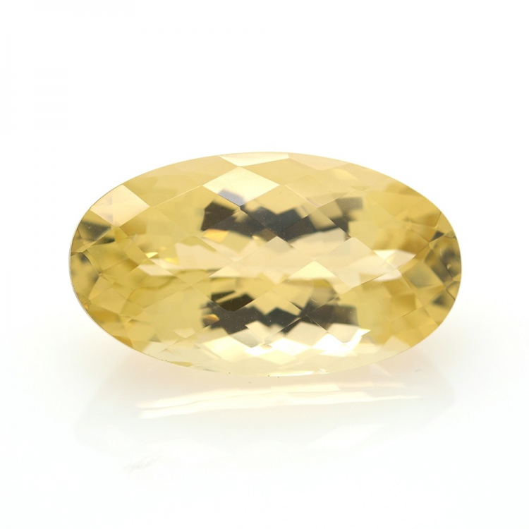 23.67ct Citrino Talla Ovalada con Damero