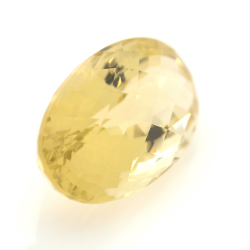 23.67ct Citrino Taglio Ovale Scacchiera