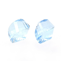 19.04ct Topazio Blu Taglio Fantasia