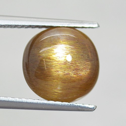 3.40ct Star Sunstone Cabochon Round Cut