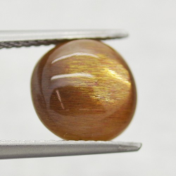 3.40ct Star Sunstone Cabochon Round Cut