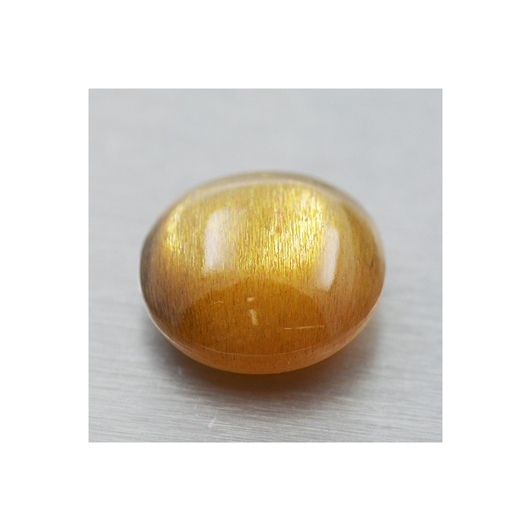 3.33ct Pierre de Soleil Étoile Taille Cabochon Ovale