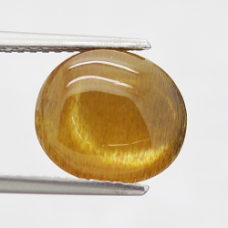 3.33ct Pierre de Soleil Étoile Taille Cabochon Ovale