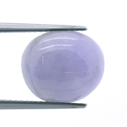 13,51ct Jade Violeta Cabujón Ovalado