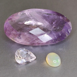 28,82ct Set Opale, Ametista & Morganite