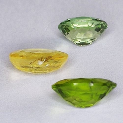 4,89ct Set Saphir, Apatit & Peridot