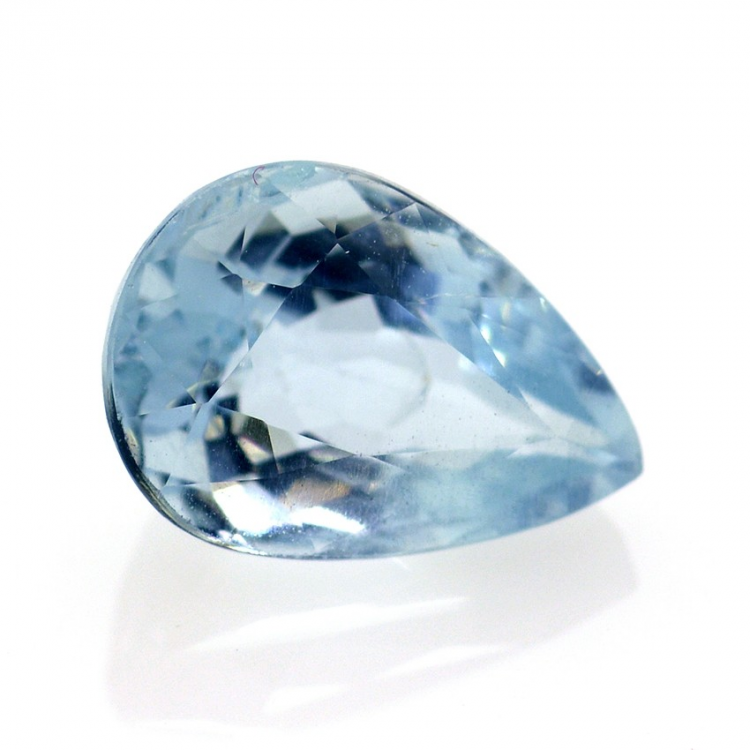 2.41ct Acquamarina Faccettato Goccia