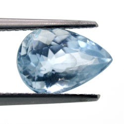 2.41ct Aquamarin Birne Schnitt