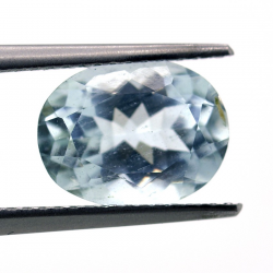 2.77ct Aigue-marine Taille Ovale