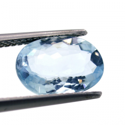 2.76ct Aquamarin Oval Schnitt