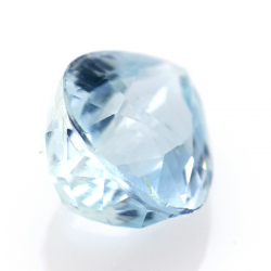 3.87ct Acquamarina Faccettato Goccia