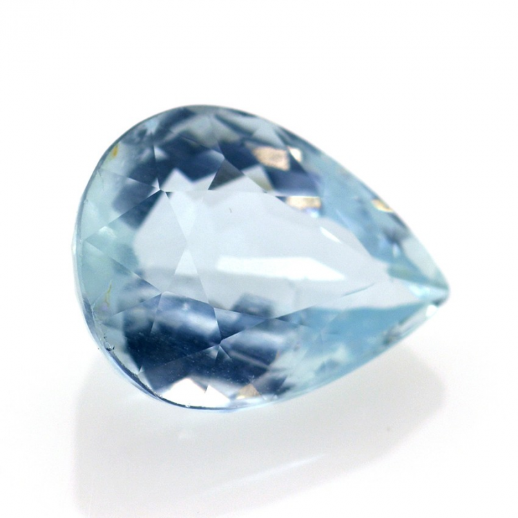 3.87ct Acquamarina Faccettato Goccia