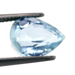 3.87ct Aquamarin Birne Schnitt