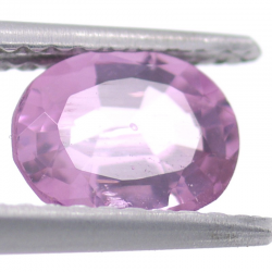 1.01ct Espinela Rosa Talla Ovalada