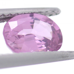 1.01ct Espinela Rosa Talla Ovalada